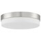 Access Lighting Roma, LED Flush Mount, Brushed Steel Finish, Opal Glass 20826LEDD-BS/OPL - alternate 5